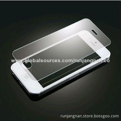 0.3mm Tempered Glass Screen Protector for iPhone 4/4s, HD, 9H, Rounded Borders, Smooth Edge